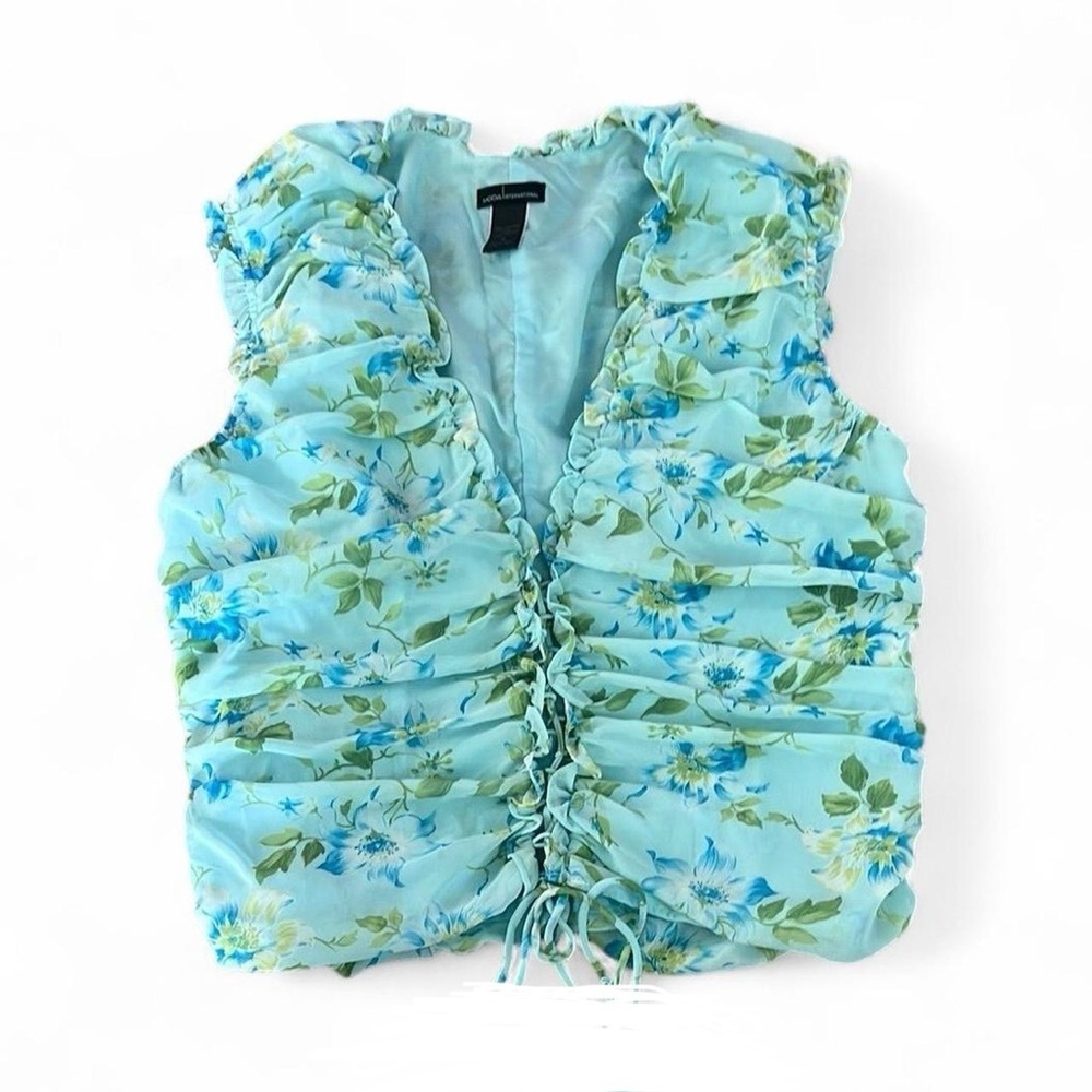 Moda International Ruched Corset Top - Picture 4 of 7